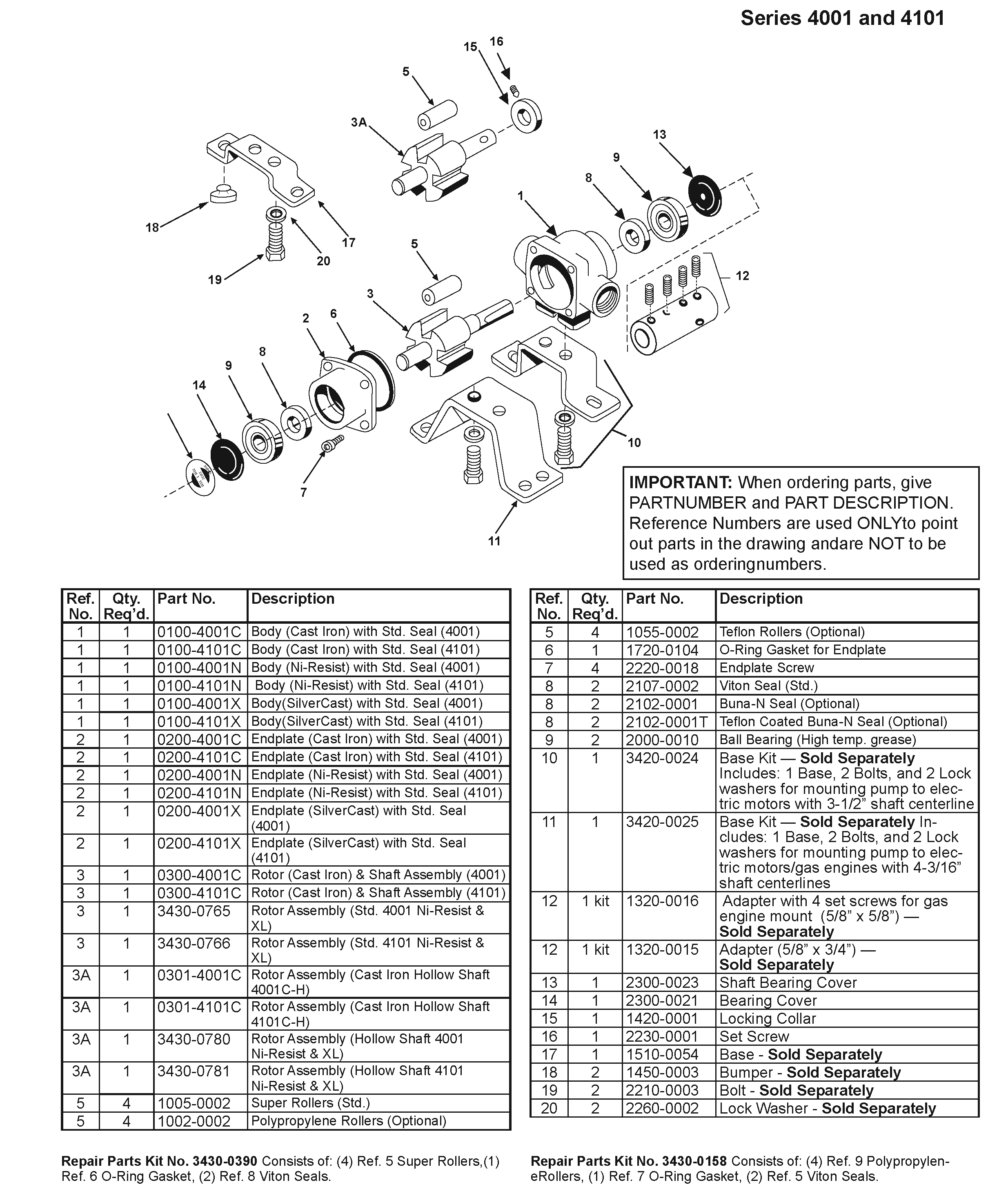 4101C Part Breakdown